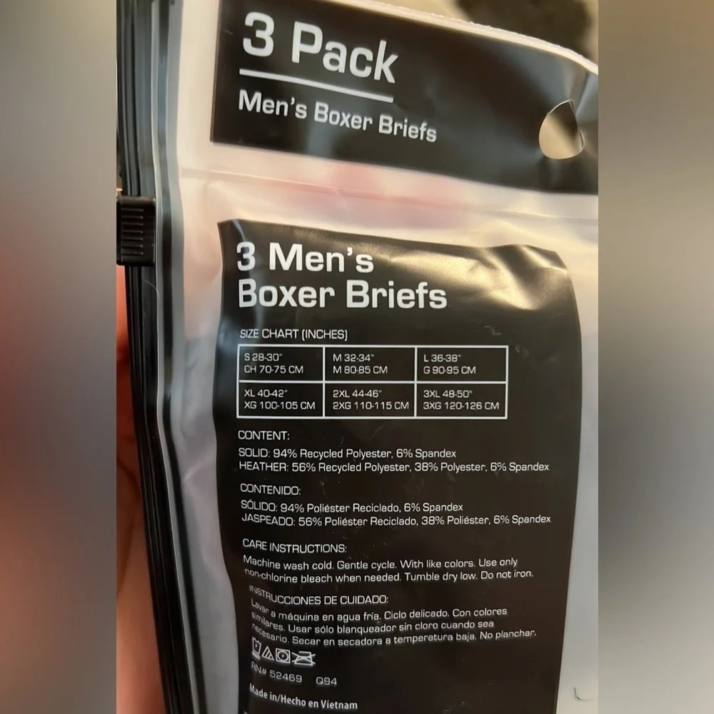 Nwt Athletic Works (3 Pack) Men's Boxer Briefs — image 3 of 8